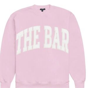 The Bar Rose colored sweatshirt size M